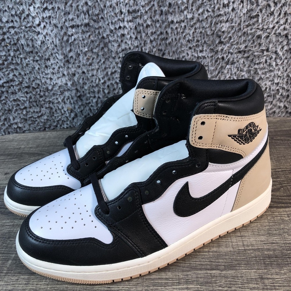 Nike Air Jordan 1 High OG Shoes Womens Size 10.5 Black Brown FD2596-021 Sneakers